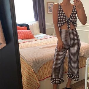 LPA Gingham Jumpsuit